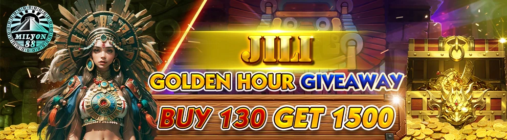 JILI Golden Hour Giveaway buy 130 get 1500