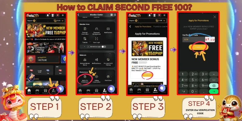 Steps to Claim a Casino Free 100 Bonus